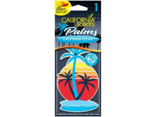 Ароматизатор для авто картонный CALIFORNIA SCENTS Калифорния подвесной уп-ка 6 шт, цена за 1шт