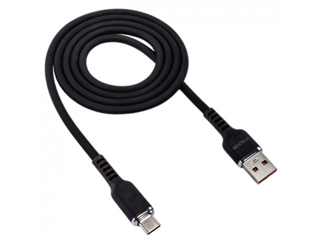 Кабель USB "WALKER" TYPE-C 1м. прорезиненный ,с металл.разъемом (3.3А),черный, в индив.коробке, C795 Кабель USB "WALKER" TYPE-C 1м. прорезиненный ,с металл.разъемом (3.3А),черный, в индив.коробке, C795