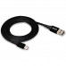 Кабель USB "WALKER" TYPE-C в мат. обмотке, (3.1А), черный,С705