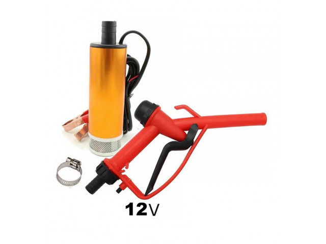 Насос для перекачки топлива погружной 12V (набор с пистолетом и шлангом) Насос для перекачки топлива погружной 12V (набор с пистолетом и шлангом)