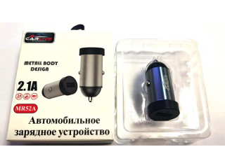 Зарядное устройство  в прикуриватель CARLIVE 1 слот USB, 2.1А, 12Вт, корпус металл