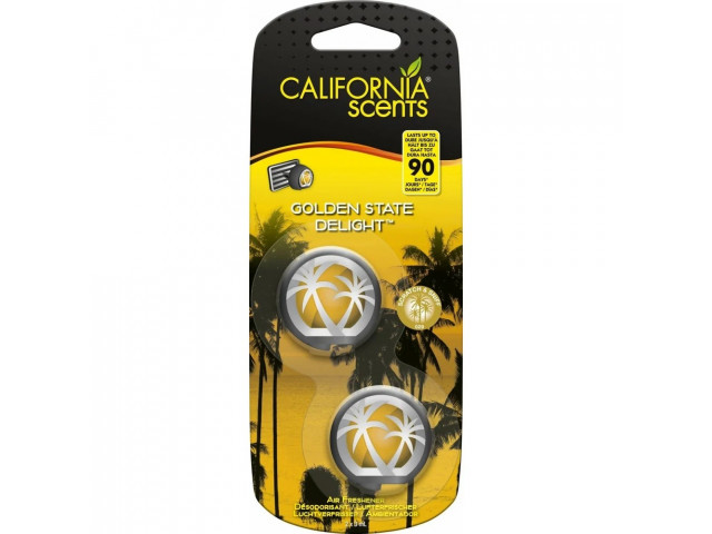 Ароматизатор для авто на дефлектор CALIFORNIA SCENTS аромат Golden State