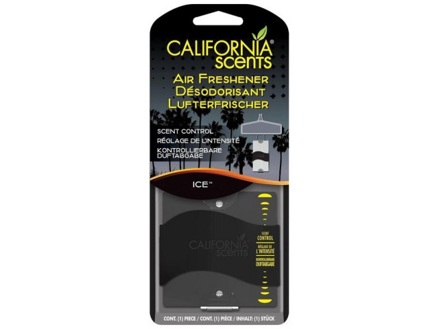 Ароматизатор для авто картонный диффузор CALIFORNIA SCENTS лед подвесной уп-ка 6 шт, цена за 1шт